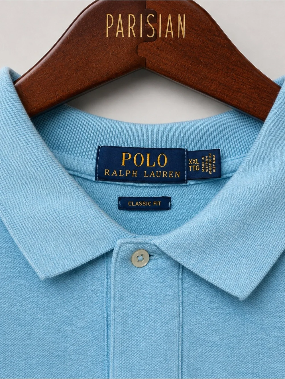 NWT Polo Ralph Lauren Men’s Classic Fit Polo Shirt XXL Light Blue